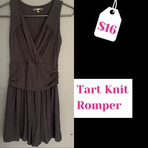 Tart Crossover Knit Romper